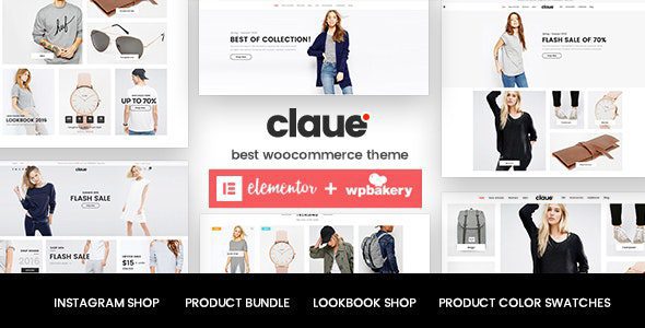 Claue 2.2.1 - Clean, Minimal Elementor WooCommerce Theme