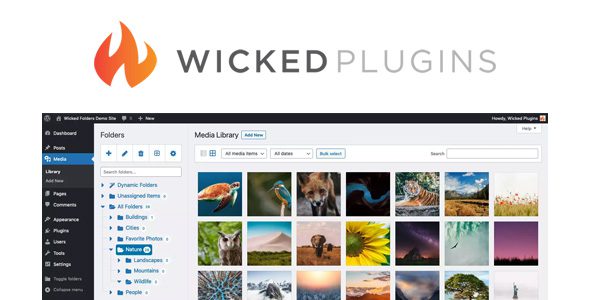 Wicked Folders Pro 3.0.6 - WordPress Media Library Folders Plugin