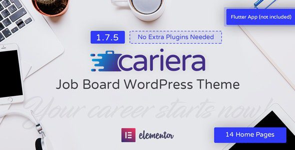 Cariera 1.7.9 - Job Board WordPress Theme