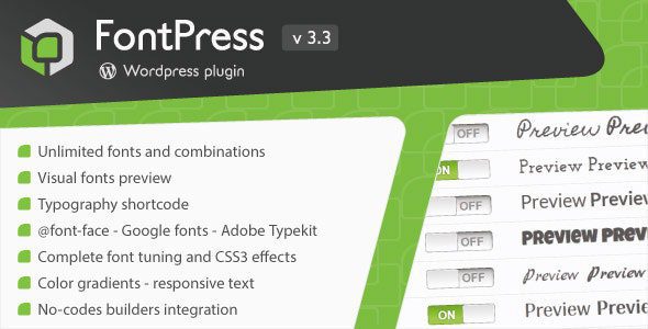 FontPress 3.3.9 - WordPress Font Manager