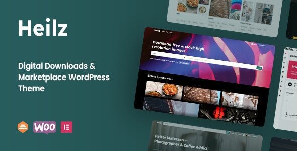 Heilz 2.5.0 – Digital Downloads & Marketplace WordPress Theme