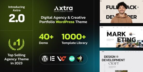 Axtra 2.6 - Digital Agency Creative Portfolio Theme