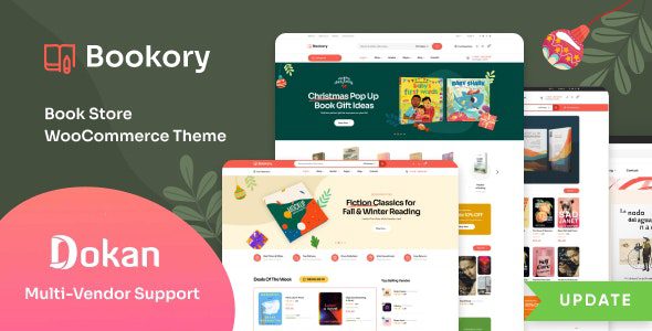 Bookory 2.1.3 - Book Store WooCommerce Theme