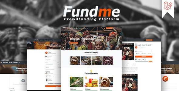 Fundme 5.2 - Crowdfunding Platform PHP Script