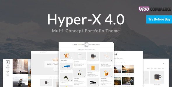 HyperX 4.9.9.4 - Responsive Wordpress Portfolio Theme