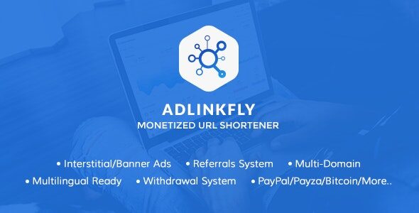 AdLinkFly 6.6.3 - Monetized URL Shortener
