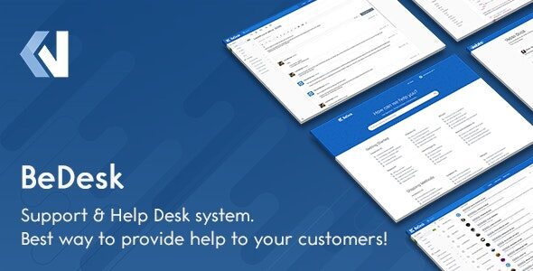BeDesk 2.0.2 - Customer Support Software & Helpdesk Ticketing System
