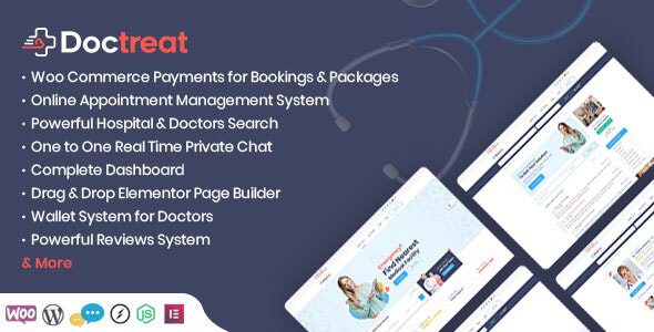 Doctreat 1.6.2 - Hospitals and Doctors Directory WordPress Listing Theme