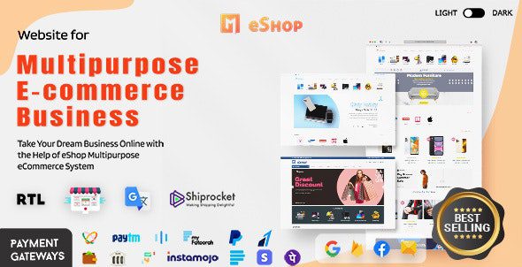 eShop Web 2.9.0 - Multi Vendor eCommerce Marketplace / CMS