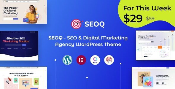 SEOQ 1.0.8 - SEO & Digital Marketing Agency WordPress Theme