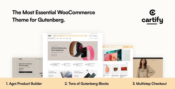 Cartify 1.2.6 - WooCommerce Gutenberg WordPress Theme