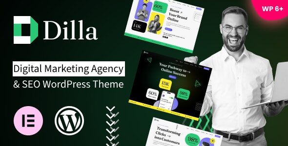 Dilla 1.0 - Digital Marketing Agency & SEO WordPress Theme