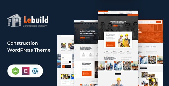 Lebuild 2.0.0 - Construction Industry Company WordPress Theme