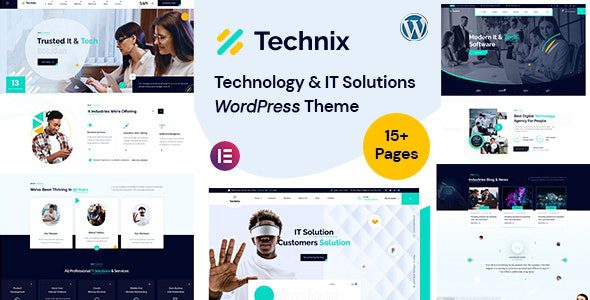 Technix 1.0.4 - Technology & IT Solutions WordPress Theme