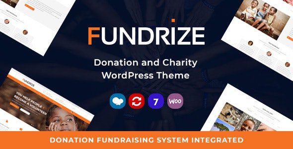 Fundrize 1.34 - Responsive Donation & Charity WordPress Theme