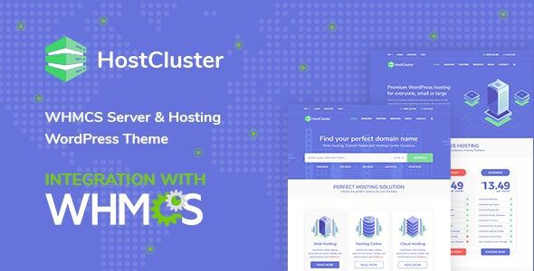 HostCluster 2.4 - WHMCS Hosting WordPress Theme