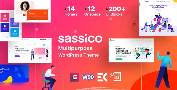 Sassico 3.5 - Saas Startup Multipurpose WordPress Theme