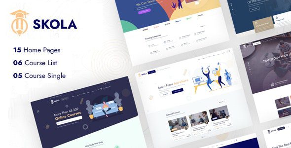 Skola 1.0.25 - LMS Online Courses WordPress Theme