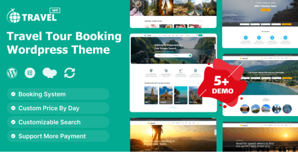 Travel Tour Booking WordPress Theme 2.0.6