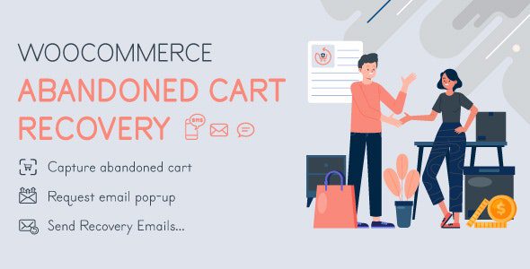 WooCommerce Abandoned Cart Recovery 1.1.3 - Email - SMS - Messenger