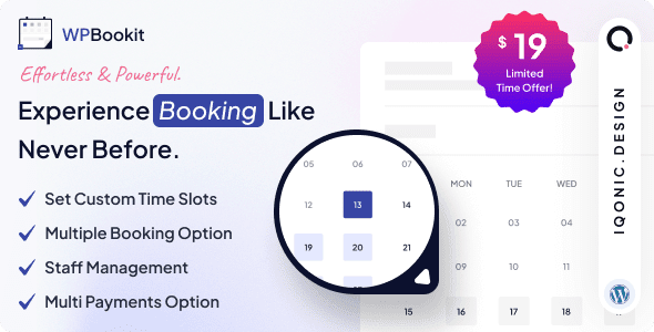 WPBookit 1.5.2 - Appointment Booking WordPress Plugin