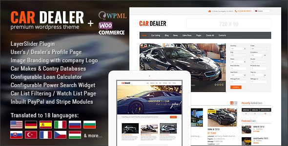 Car Dealership 1.6.6 - Automotive WordPress Theme