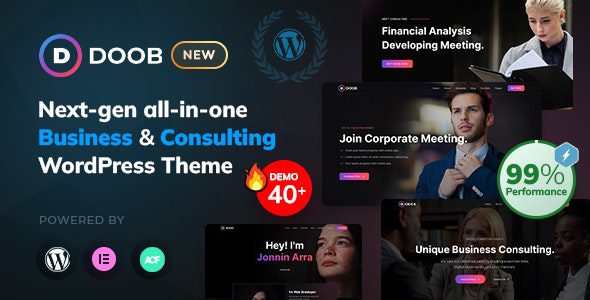 Doob 2.0.2 - Business & Consulting WordPress Theme