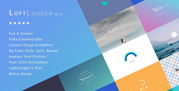 LoftLoader Pro 2.5 - Preloader Plugin for WordPress