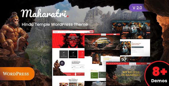 Maharatri 1.2 - Hindu Temple WordPress Theme