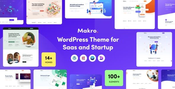 Makro 1.2.9 - WordPress Theme For Saas & Startup