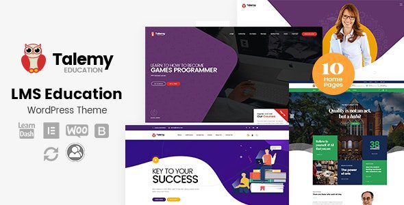 Talemy 1.2.23 - LMS Education WordPress Theme