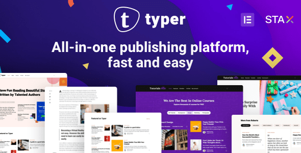 Typer 1.20.0 - Multi Author Publishing WordPress Theme