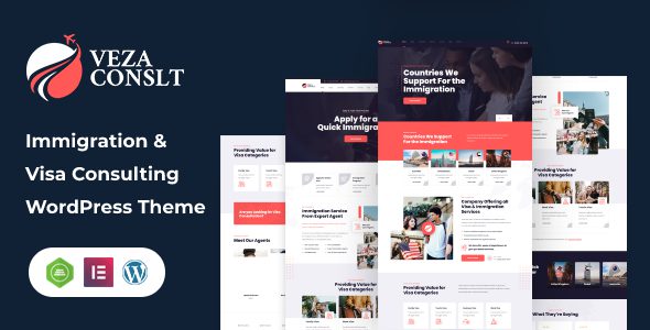 Vezaconslt 1.3 - immigration and Visa Consulting WordPress Theme