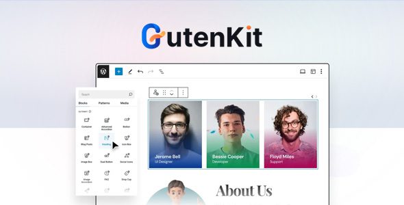 GutenKit Blocks Pro 2.1.2 - Gutenberg Block Builder