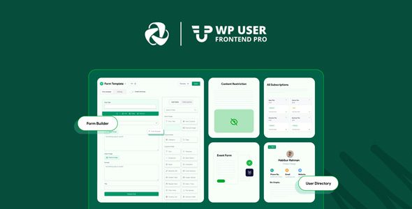 WP User Frontend Pro 4.0.13 - Ultimate Frontend Solution For WordPress