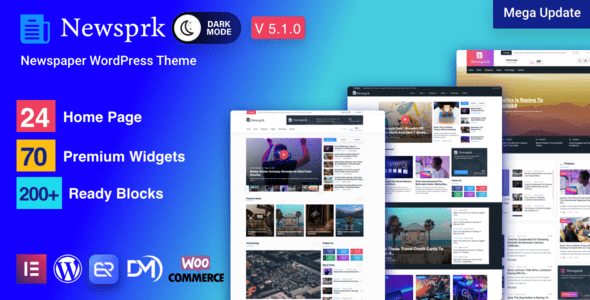 Newsprk Newspaper WordPress Theme 7.3.0