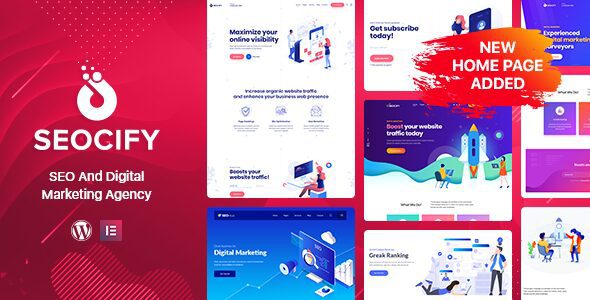 Seocify 3.8 - SEO Digital Marketing Agency WordPress Theme