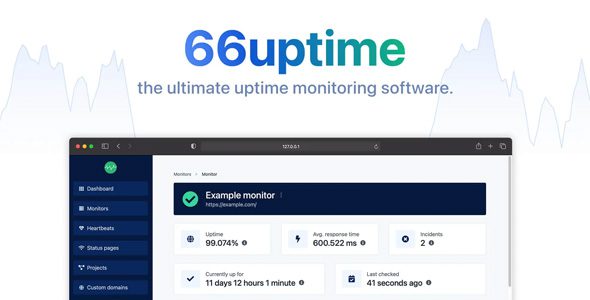 66Uptime 42.0.0 Extended - Cronjob Monitoring software