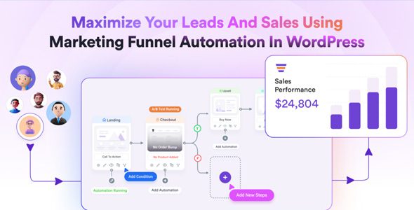 WP Funnels Pro 2.5.5 - Marketing Funnel Automation In WordPress