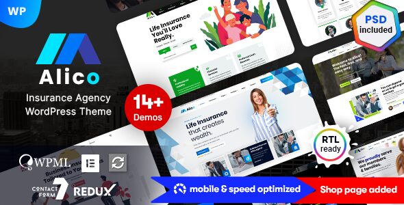 Alico 1.2.0 - Insurance WordPress Theme