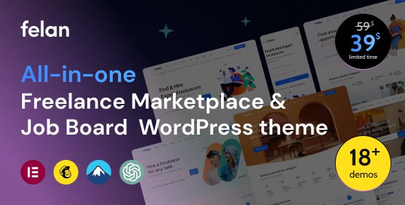 Felan 1.0.4 - Freelance Marketplace and Job Board WordPress Theme