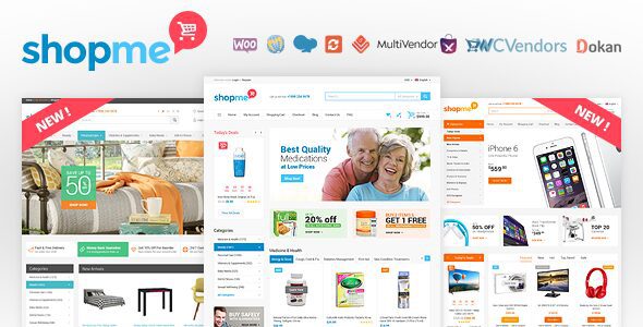 ShopMe 1.6.4 - Multi Vendor Woocommerce WordPress Theme