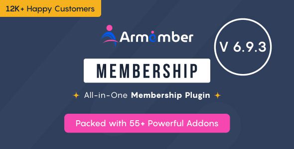 ARMember 6.9.4 - WordPress Membership Plugin