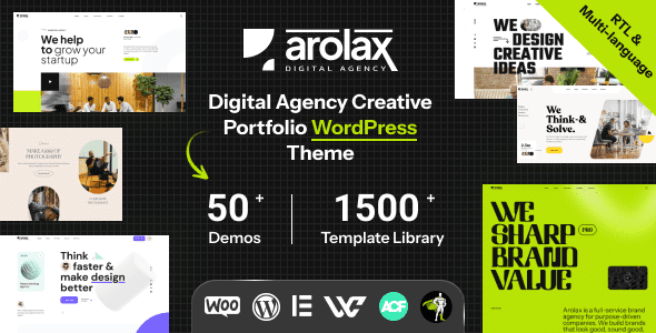 Arolax 1.9.1 - Creative Digital Agency Theme