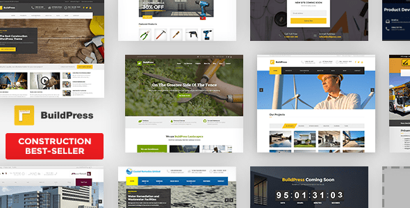 BuildPress 5.8.0 - Multi-purpose Construction and Landscape WordPress Theme