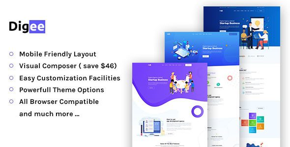 Digee 2.0.5 - Digital Marketing Agency WordPress Theme