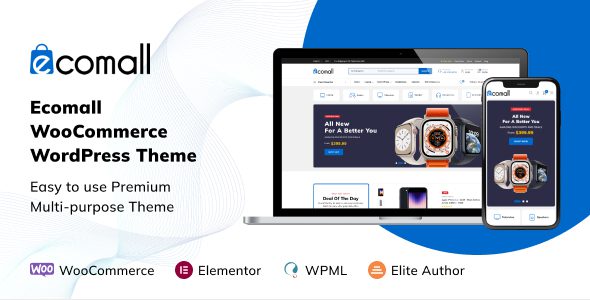 Ecomall 1.1.8 - Elementor Electronics WooCommerce Theme