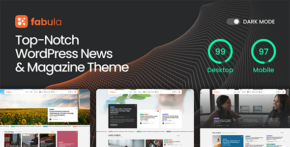 Fabula 1.0.5 - News & Magazine WordPress Theme