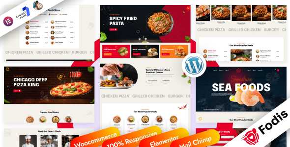 Fodis 1.0.0 - Restaurant & Cafe WordPress Theme