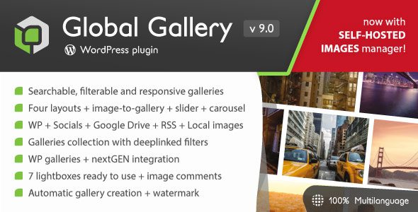 Global Gallery 9.1.3 - WordPress Responsive Gallery